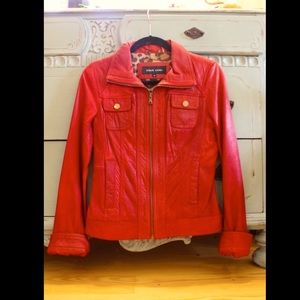 Red Leather Jacket🌹